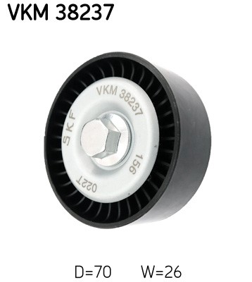 Styrrulle, drivrem, Mitt till höger, Höger nedtill, Höger, Mitt S SKF