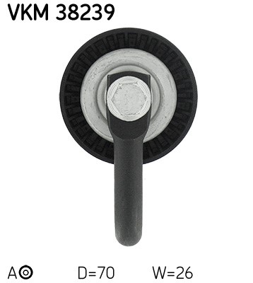 Spännrulle, Drivrem, Fram, Bak, Höger Skf VKM 38239 SKF