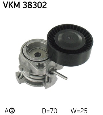 Spännrulle, Drivrem, Bak, Mitt till höger, Mitt, Höger Skf VKM 38 SKF Spännrulle, Drivrem, Bak, Mitt till höger, Mitt, Höger Skf VKM 38 SKF