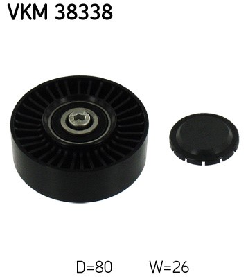 Styrrulle, drivrem, Mitt till höger, Höger Skf VKM 38338 SKF