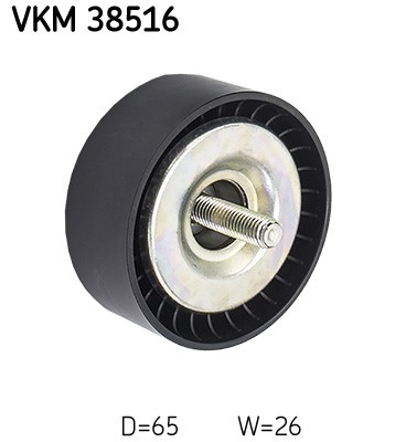 Styrrulle, drivrem, Vänster undre, Höger nedtill, Höger, Nedre, M SKF Styrrulle, drivrem, Vänster undre, Höger nedtill, Höger, Nedre, M SKF