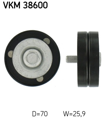 Styrrulle, drivrem Skf VKM 38600 SKF