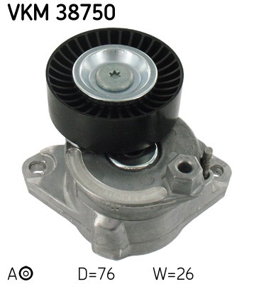 Spännrulle, Drivrem, Höger nedtill, Höger Skf VKM 38750 SKF