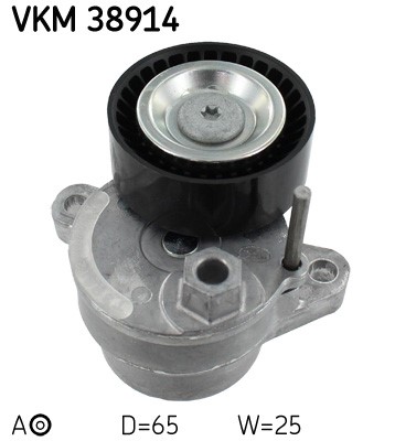Spännrulle, Drivrem, Höger nedtill, Mitt, Höger, Nedre Skf VKM 38 SKF