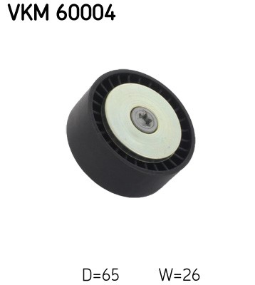 Styrrulle, drivrem, Mitt till höger Skf VKM 60004 SKF
