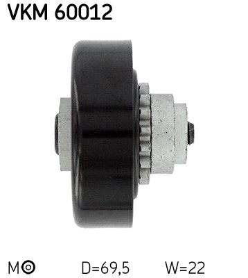 Spännrulle, Drivrem Skf VKM 60012 SKF