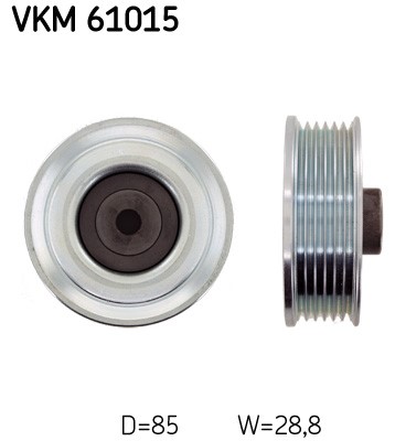 Styrrulle, drivrem Skf VKM 61015 SKF