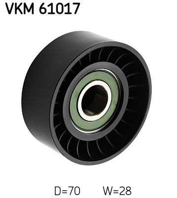Styrrulle, drivrem, Vänster, Höger Skf VKM 61017 SKF