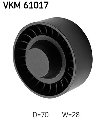 Styrrulle, drivrem, Vänster, Höger Skf VKM 61017 SKF
