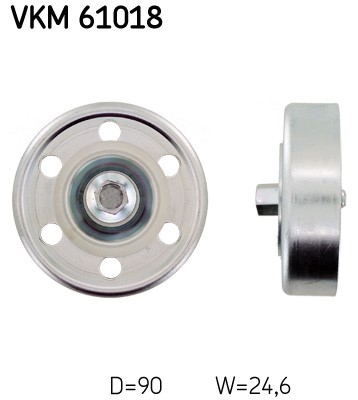 Styrrulle, drivrem Skf VKM 61018 SKF