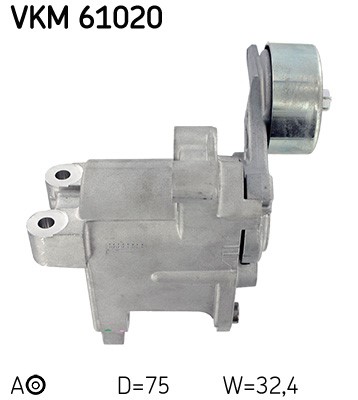 Spännrulle, Drivrem, Mitt Skf VKM 61020 SKF Spännrulle, Drivrem, Mitt Skf VKM 61020 SKF