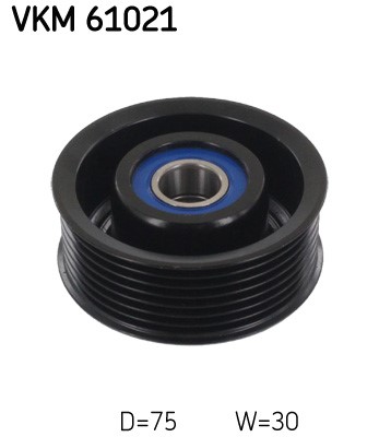 Styrrulle, drivrem, Höger, Vänster Skf VKM 61021 SKF