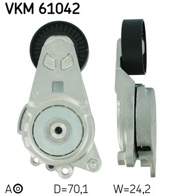 Spännrulle, Drivrem, Mitt, Upptill Skf VKM 61042 SKF
