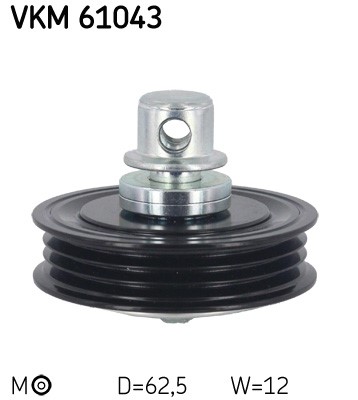 Spännrulle, Drivrem, Upptill Skf VKM 61043 SKF