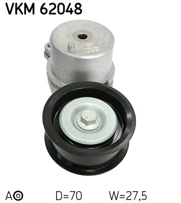 Spännrulle, Drivrem, Mitt till vänster, Vänster Skf VKM 62048 SKF