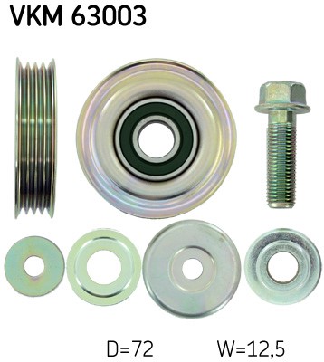 Styrrulle, drivrem Skf VKM 63003 SKF
