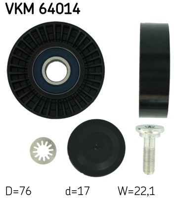 Styrrulle, drivrem Skf VKM 64014 SKF