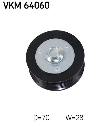 Styrrulle, drivrem, Höger upptill Skf VKM 64060 SKF