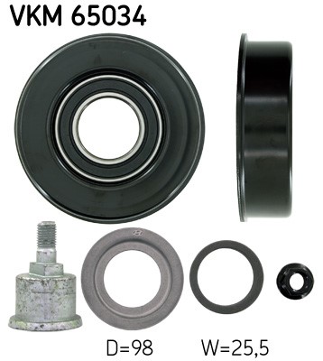 Styrrulle, drivrem Skf VKM 65034 SKF