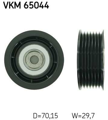 Styrrulle, drivrem, Vänster övre, Vänster Skf VKM 65044 SKF
