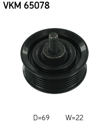 Styrrulle, drivrem, Höger nedtill, Vänster övre, Vänster undre Sk SKF Styrrulle, drivrem, Höger nedtill, Vänster övre, Vänster undre Sk SKF