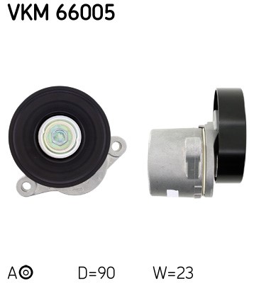 Spännrulle, Drivrem, Upptill Skf VKM 66005 SKF