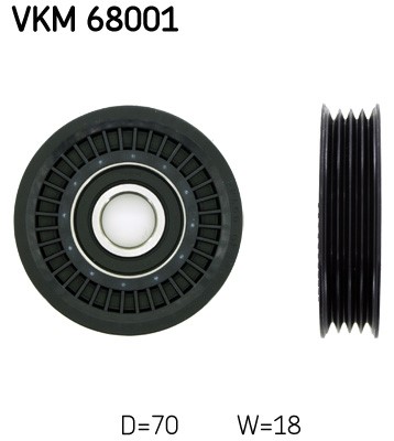 Styrrulle, drivrem Skf VKM 68001 SKF