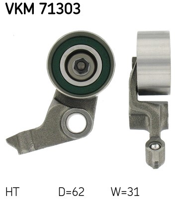 Spännrulle, kamrem, Upptill Skf VKM 71303 SKF