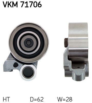 Spännrulle, kamrem, Upptill Skf VKM 71706 SKF