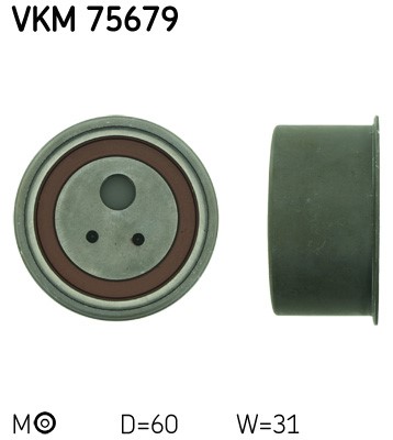 Spännrulle, kamrem, Mitt Skf VKM 75679 SKF Spännrulle, kamrem, Mitt Skf VKM 75679 SKF