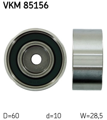 Styrrulle, kamrem, Höger nedtill, Höger upptill Skf VKM 85156 SKF