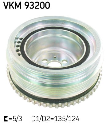 Remskiva, vevaxel Skf VKM 93200 SKF