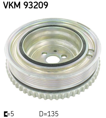Remskiva, vevaxel Skf VKM 93209 SKF
