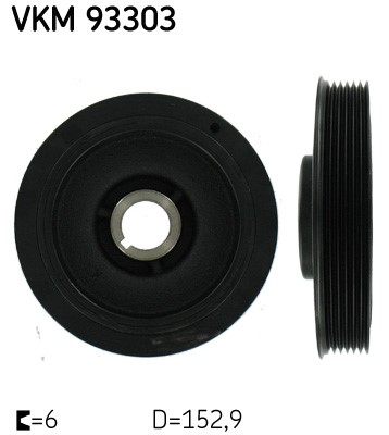 Remskiva, vevaxel Skf VKM 93303 SKF