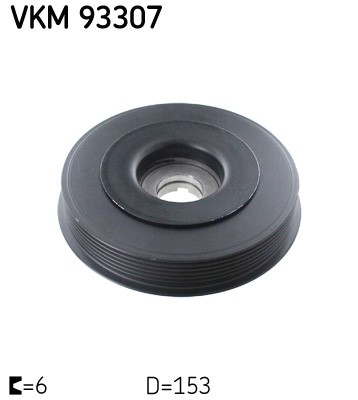 Remskiva, vevaxel Skf VKM 93307 SKF