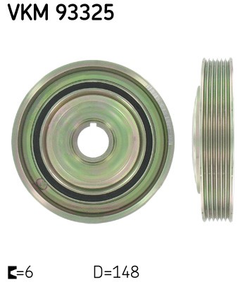Remskiva, vevaxel Skf VKM 93325 SKF