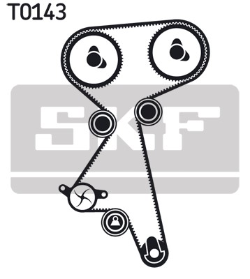 Kamremskit Skf VKMA 02184 SKF
