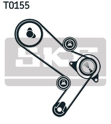 Kamremskit Skf VKMA 02386 SKF