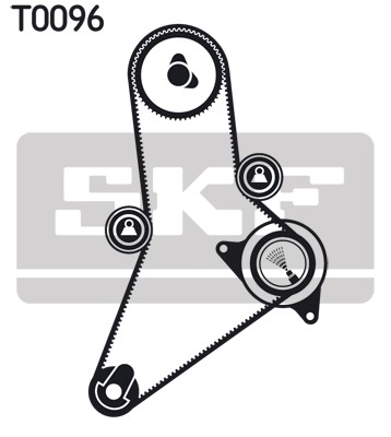 Kamremskit Skf VKMA 02983 SKF