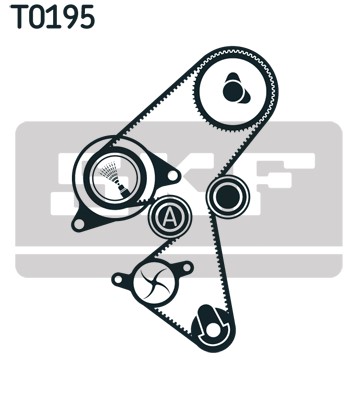 Kamremskit Skf VKMA 03140 SKF