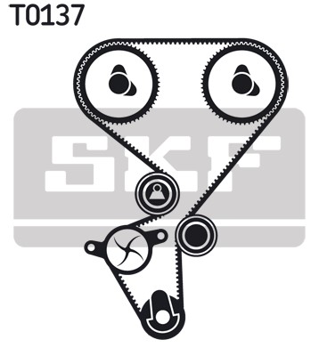 Kamremskit med vattenpump Skf VKMC 03130 SKF