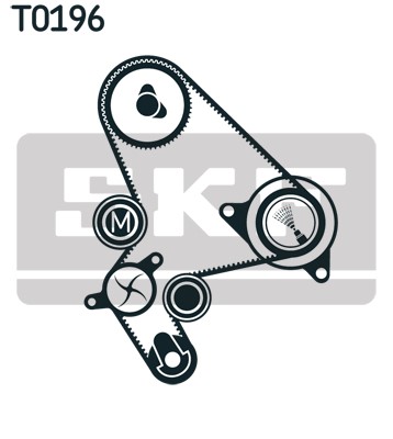 Kamremskit med vattenpump Skf VKMC 03248 SKF