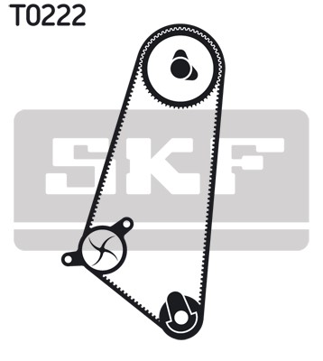 Kamremskit med vattenpump Skf VKMC 05103 SKF