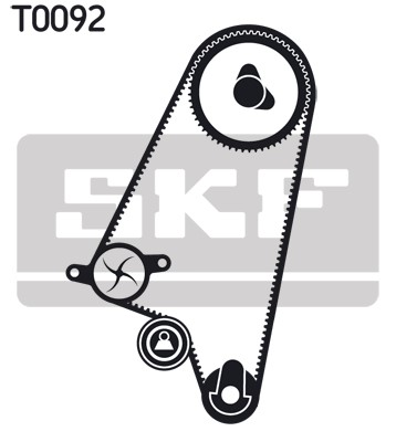 Kamremskit med vattenpump Skf VKMC 05121 SKF