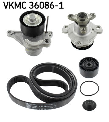 Vattenpump + spårremssats Skf VKMC 36086-1 SKF