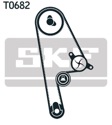 Kamremskit med vattenpump Skf VKMC 93005-2 SKF