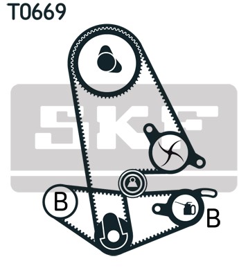 Kamremskit med vattenpump Skf VKMC 93600 SKF