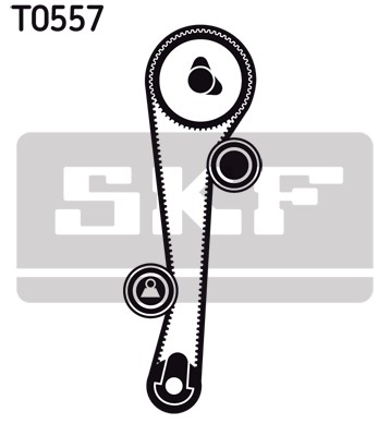 Kamremskit med vattenpump SKF