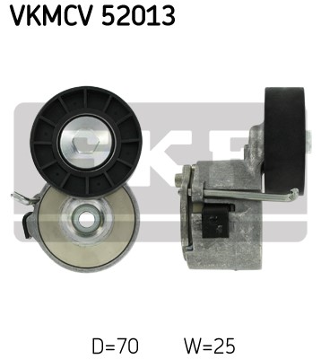 Spännrulle, Drivrem, Vänster, Mitt, Höger Skf VKMCV 52013 SKF