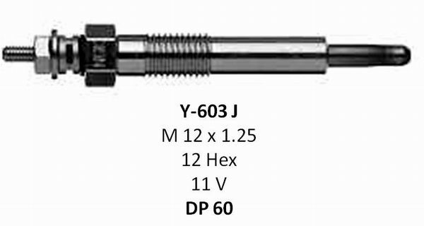Glödstift 11,0V Ngk Blister 1663 NGK
